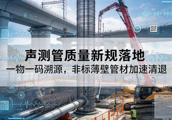 埇桥声测管质量新规落地，一物一码溯源，非标薄壁管材加速清退